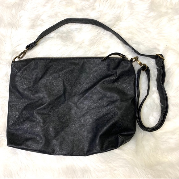 Desigual black crossbody leather purse - Picture 1 of 5